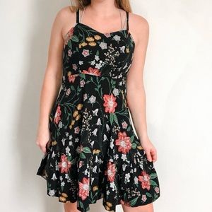 Floral Fit & Flare Cami Dress
